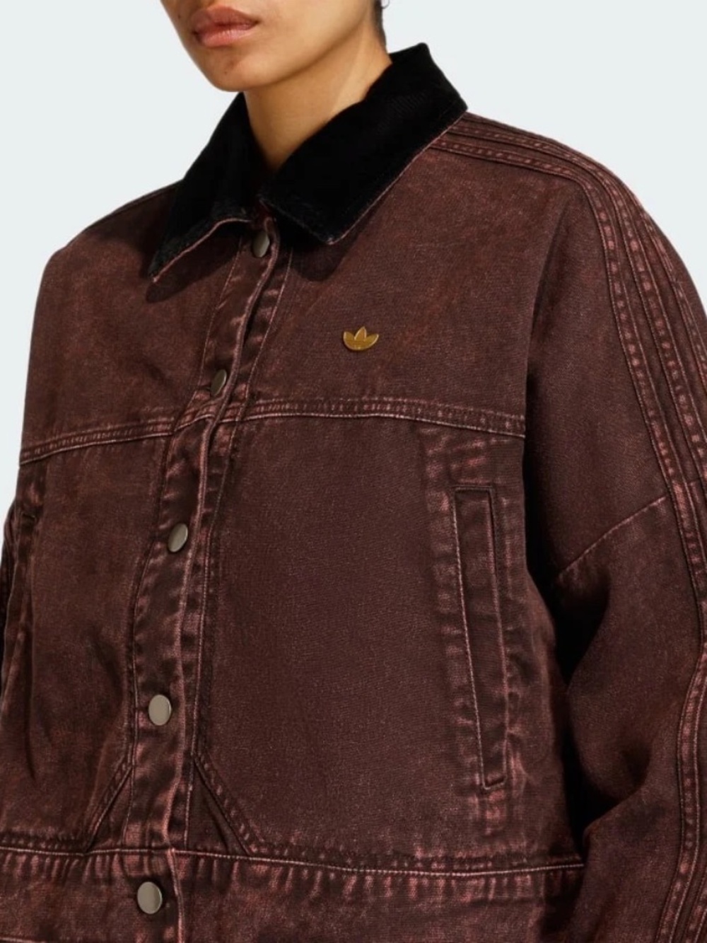 adidas Canvas Tracktop Jacket - Picture 3 of 7